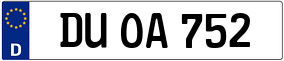 Truck License Plate